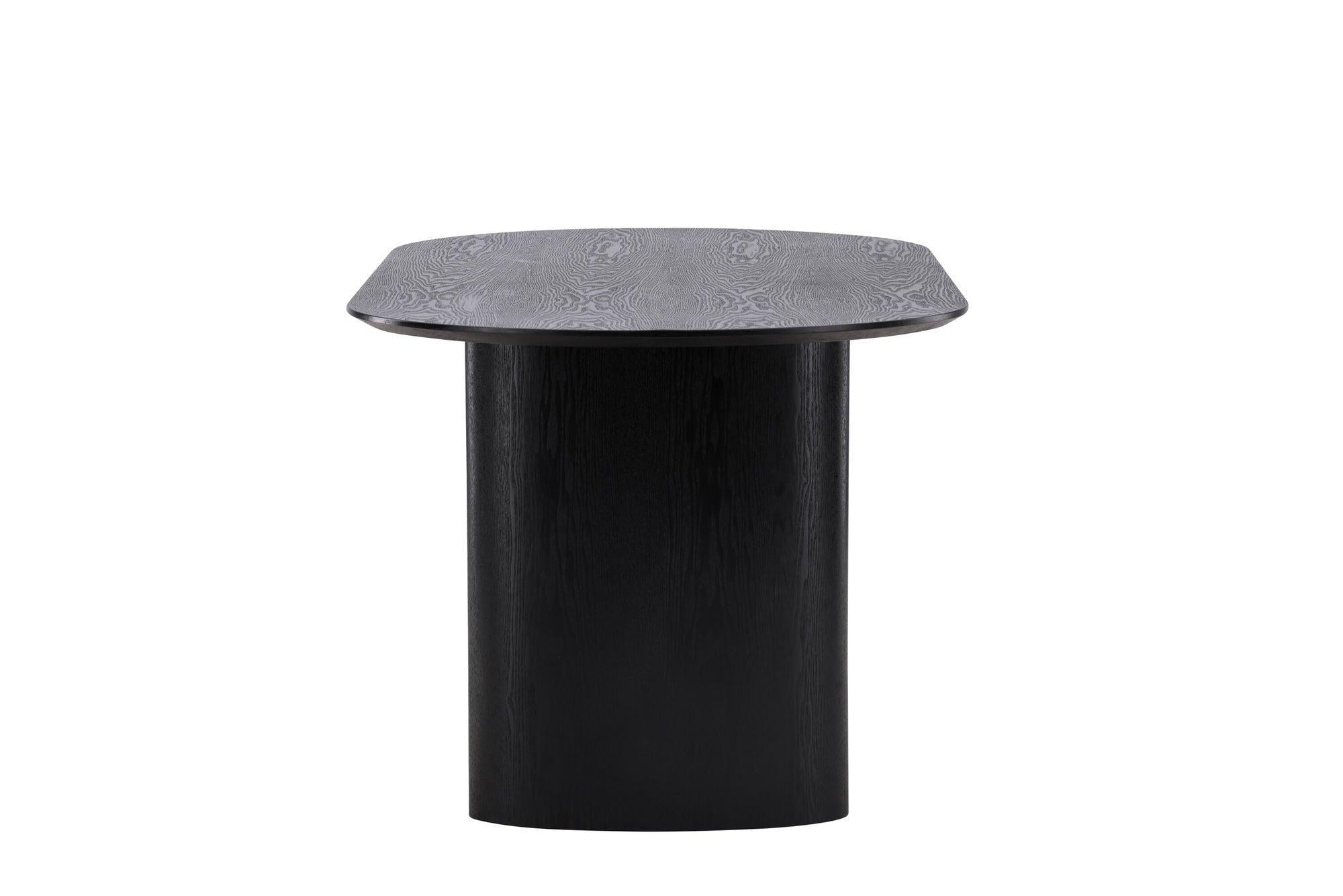 Esstisch Isolde 180*75 - Schwarz-Esstisch Oval-le canapé