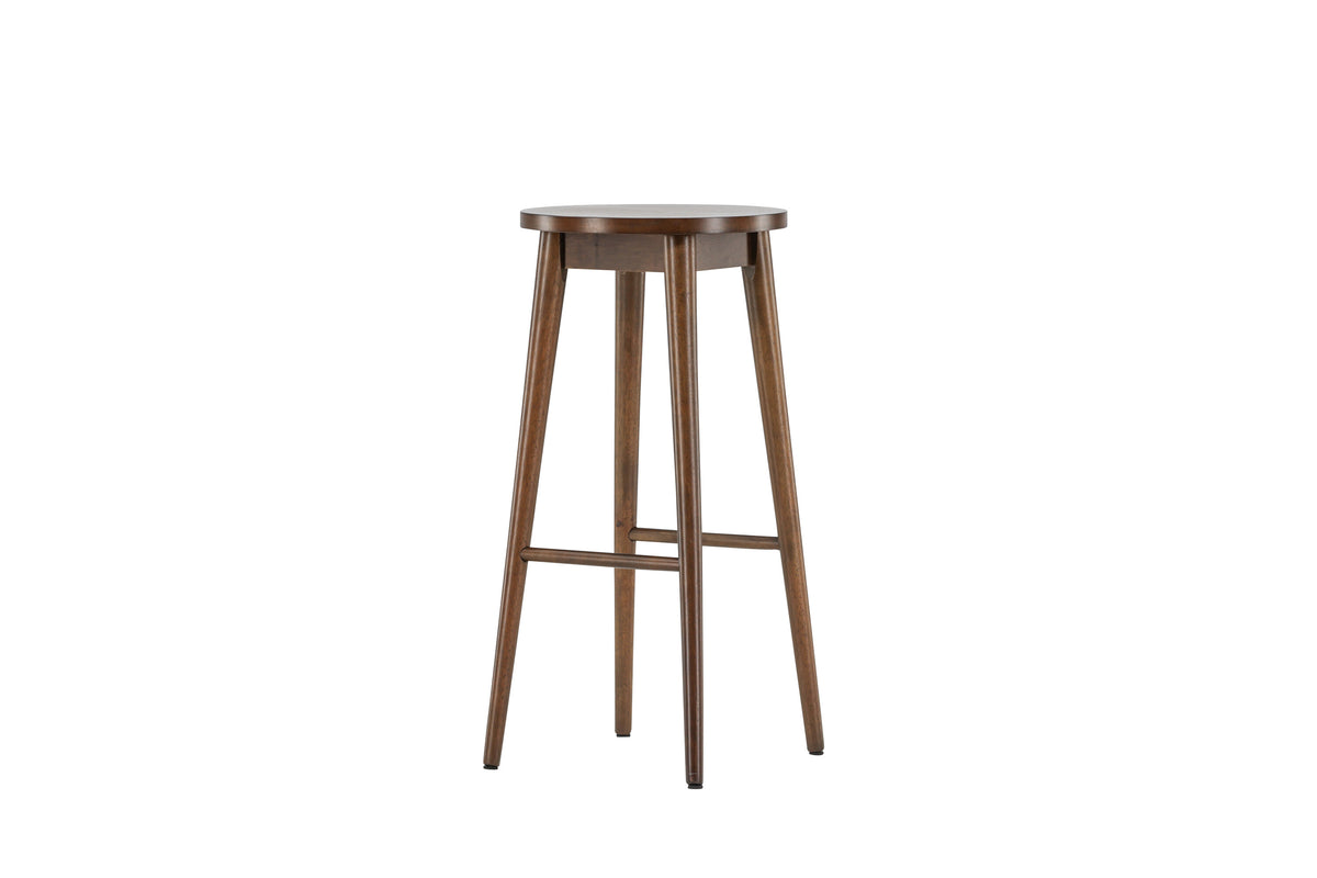 2er-Set Barhocker Mollösand aus Massivholz mit Fußstütze - Mokka - Venture Home - le canapé