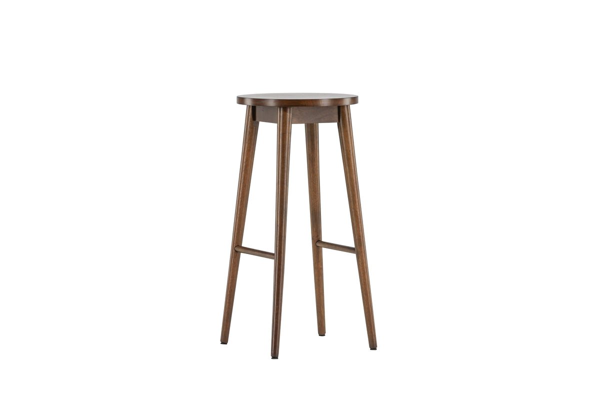2er-Set Barhocker Mollösand aus Massivholz mit Fußstütze - Mokka - Venture Home - le canapé