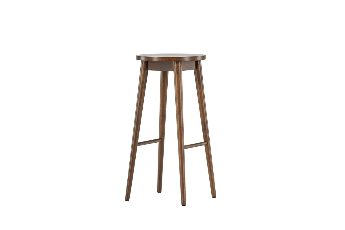 2er-Set Barhocker Mollösand aus Massivholz mit Fußstütze - Mokka - Venture Home - le canapé