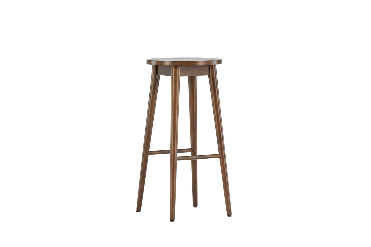 2er-Set Barhocker Mollösand aus Massivholz mit Fußstütze - Mokka - Venture Home - le canapé