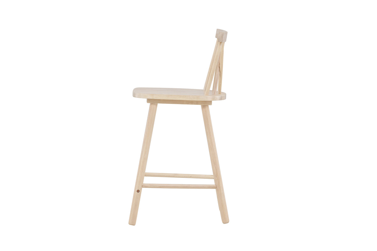 2er-Set Barhocker Mollöström aus Massivholz mit Fußstütze - Venture Home - le canapé