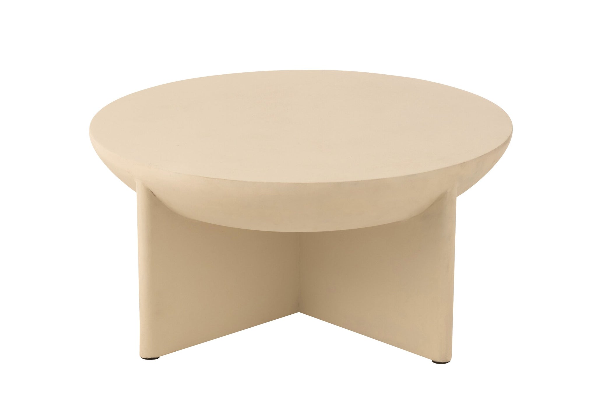 Couchtisch Halfy aus Mangoholz - Beige
