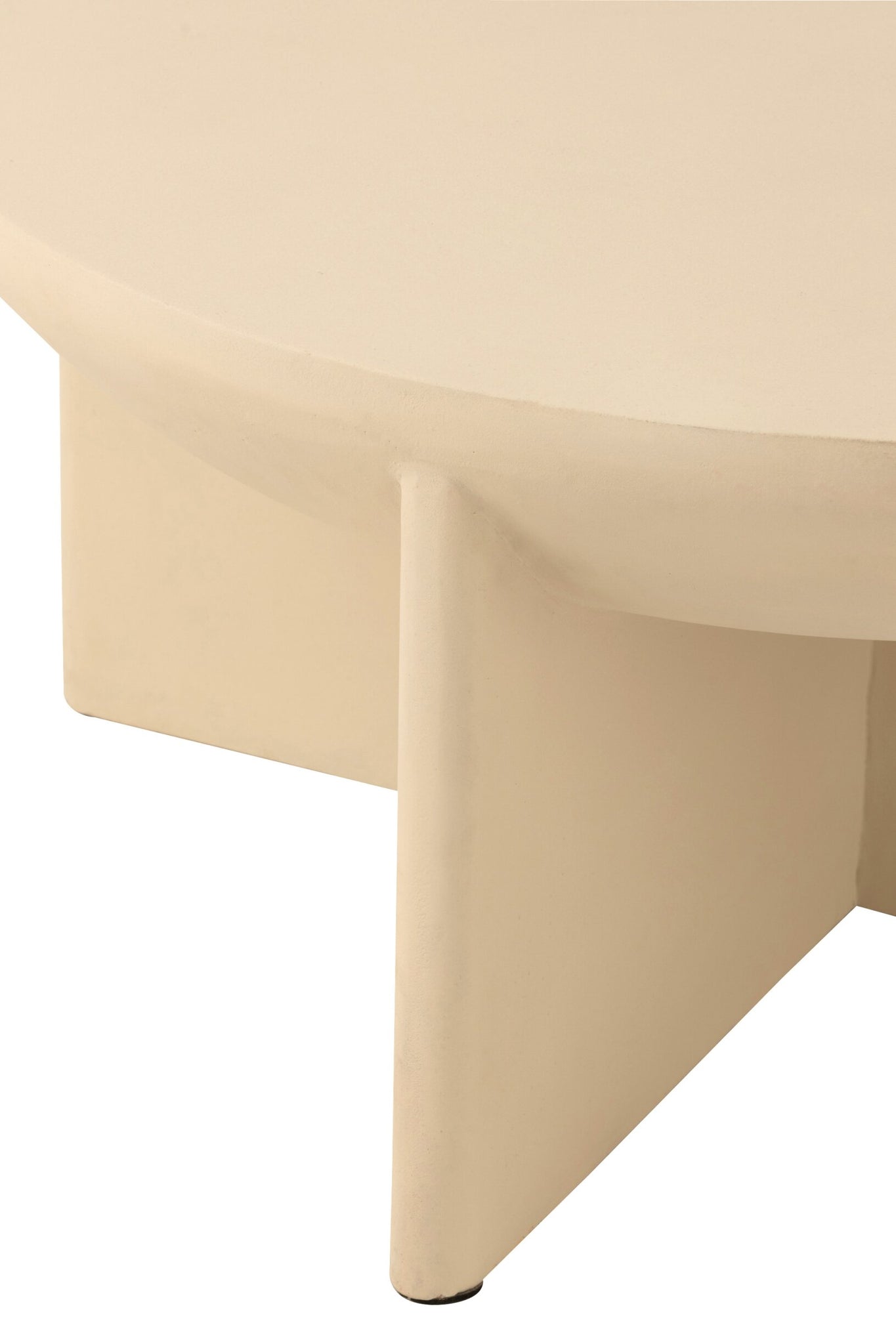 Couchtisch Halfy aus Mangoholz - Beige