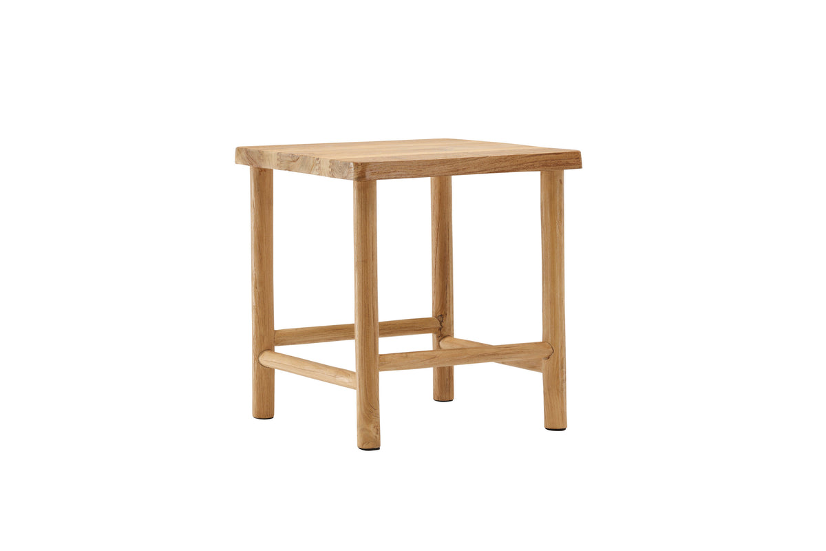 Hocker Noster aus Massivholz - Weiß - Venture Home - le canapé