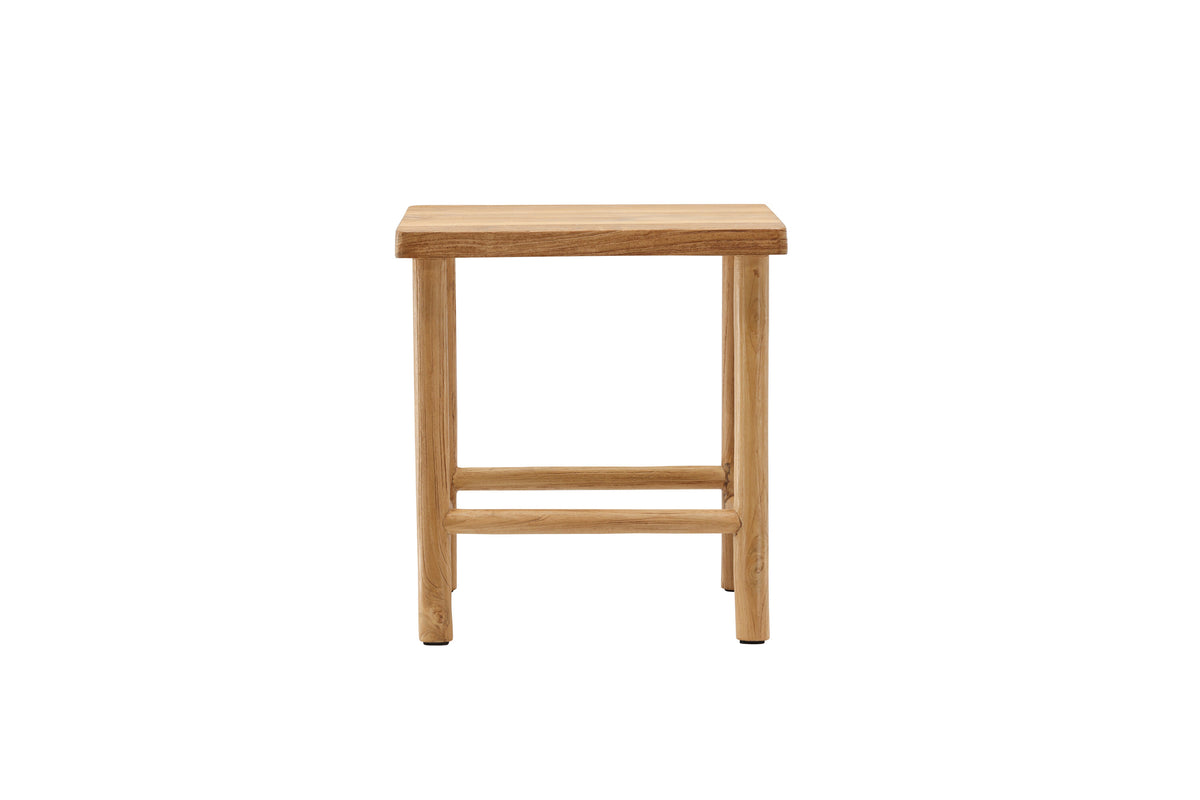 Hocker Noster aus Massivholz - Weiß - Venture Home - le canapé