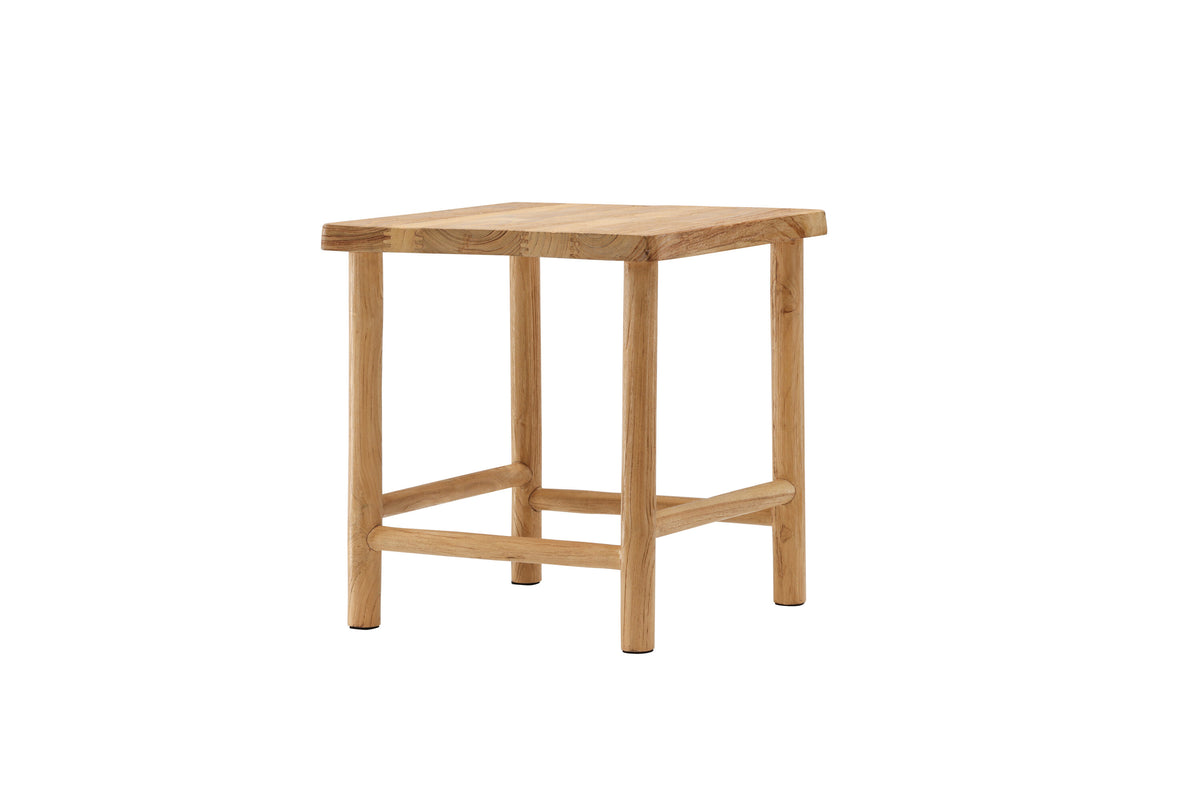 Hocker Noster aus Massivholz - Weiß - Venture Home - le canapé