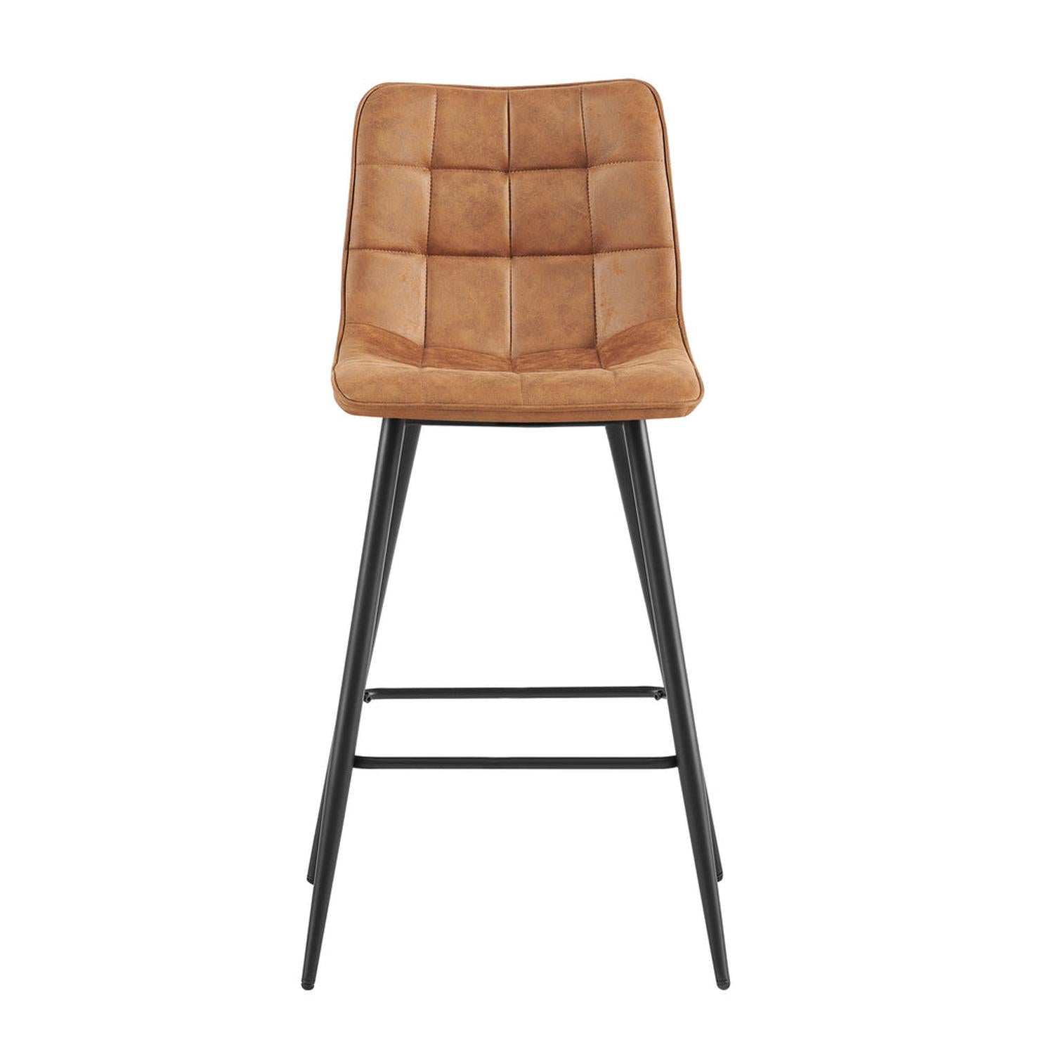4er-Set Barhocker Lucille - Cognac-Barhocker-Benoa-le canapé