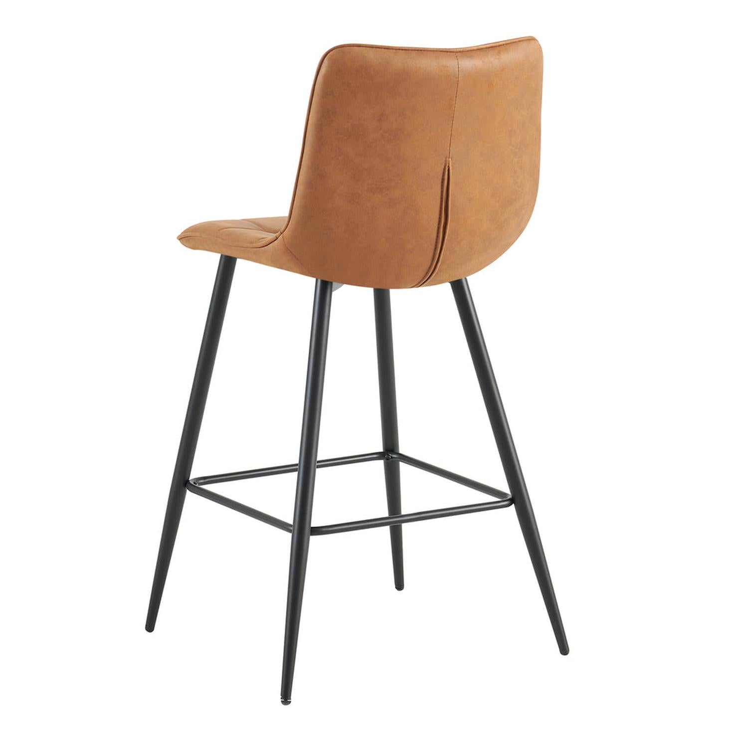 4er-Set Barhocker Lucille - Cognac-Barhocker-Benoa-le canapé