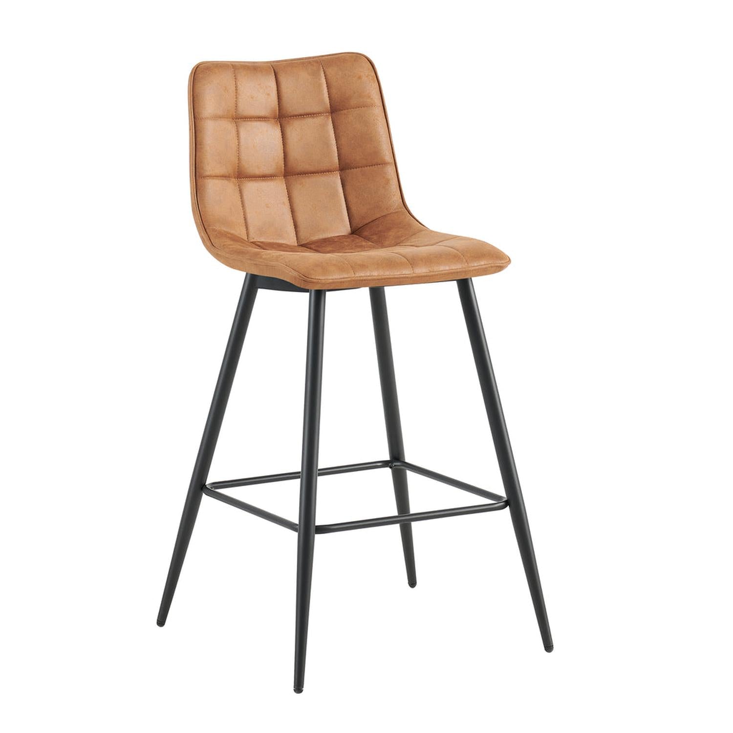 4er-Set Barhocker Lucille - Cognac-Barhocker-Benoa-le canapé