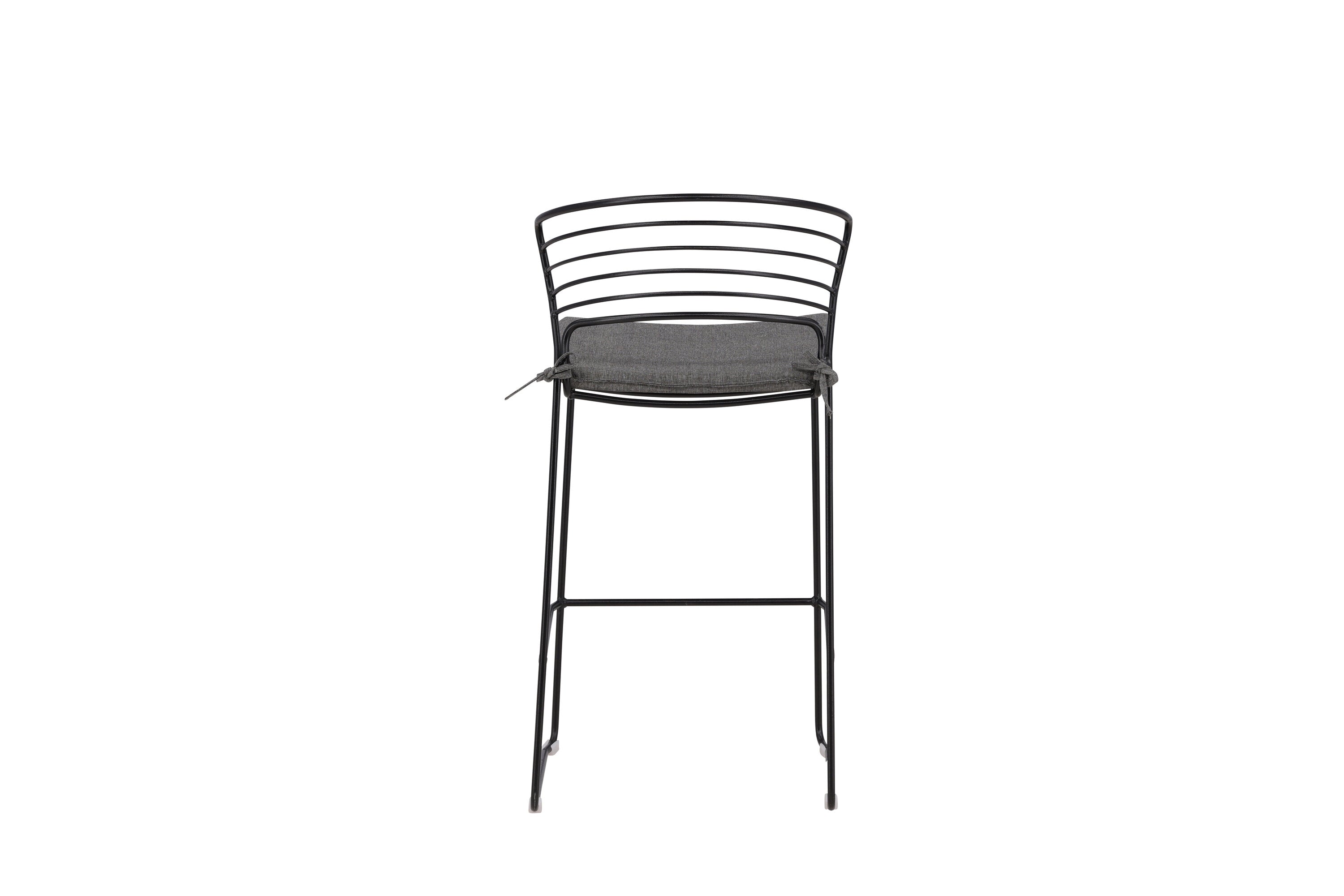 4er-Set Barhocker Milano aus Metall - Schwarz-Outdoor Stühle-Venture Home-le canapé