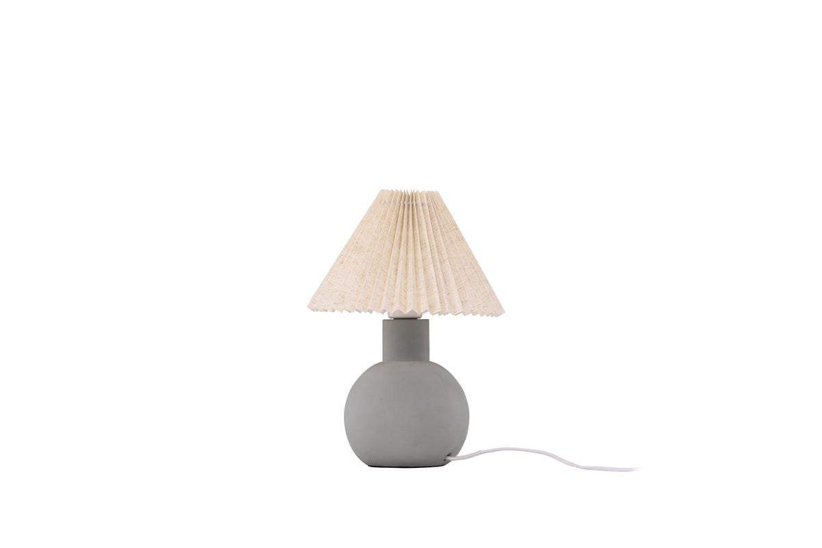 Tischlampe Älvsborg aus Stein - Grau - Venture Home - le canapé