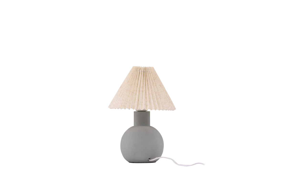 Tischlampe Älvsborg aus Stein - Grau - Venture Home - le canapé