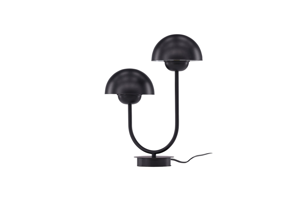 Tischlampe Lyckorna aus Metall - Schwarz - Venture Home - le canapé