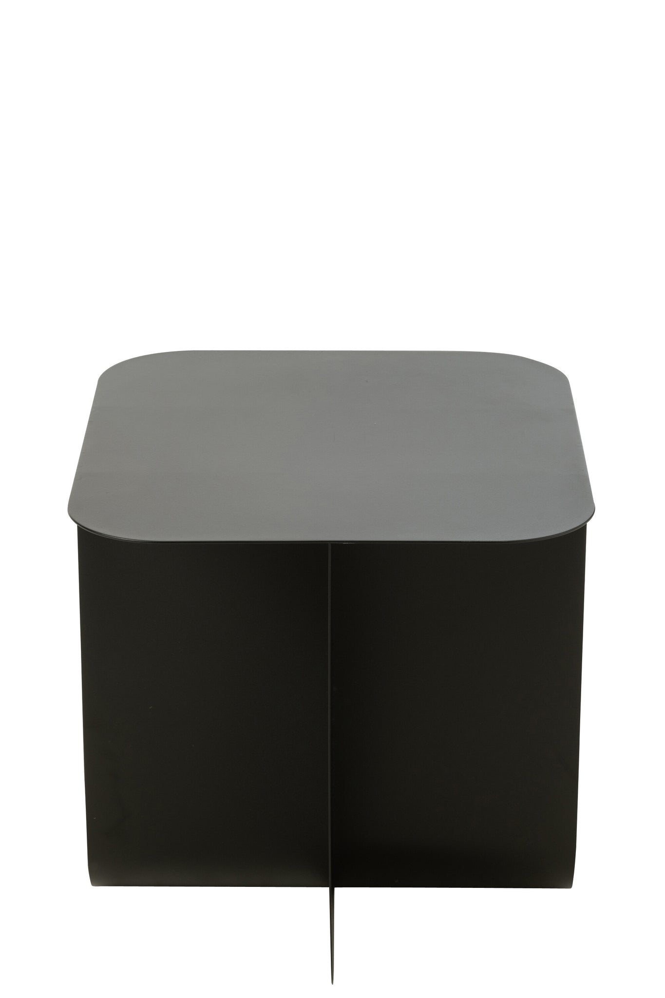 Beistelltisch Quadrat aus Metall - Schwarz