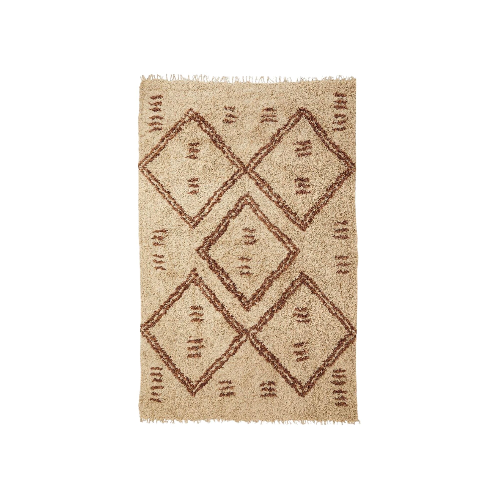 Teppich LEAH 290*200cm handgefertigt – Natur
