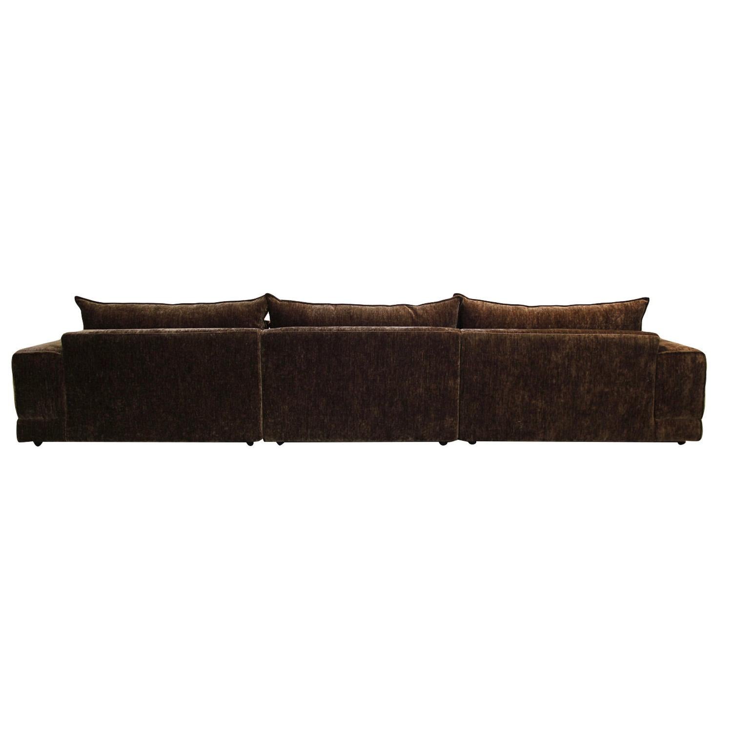 6-Sitzer Sofa London - Dunkelbraun-6-Sitzer Sofas-Pole to Pole-le canapé