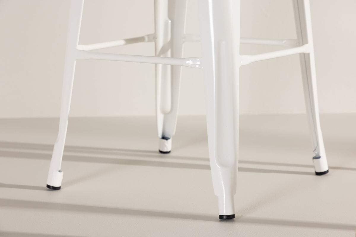 Barhocker Tempe aus Metall - Beige - Venture Home - le canapé