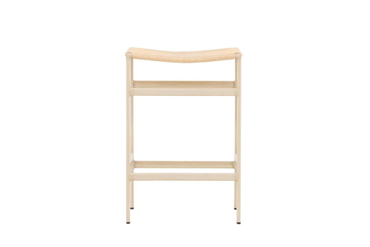 2er-Set Barhocker Polly aus Rattan - Beige - Venture Home - le canapé