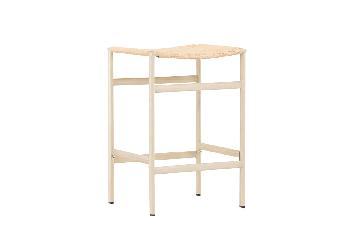 2er-Set Barhocker Polly aus Rattan - Beige - Venture Home - le canapé