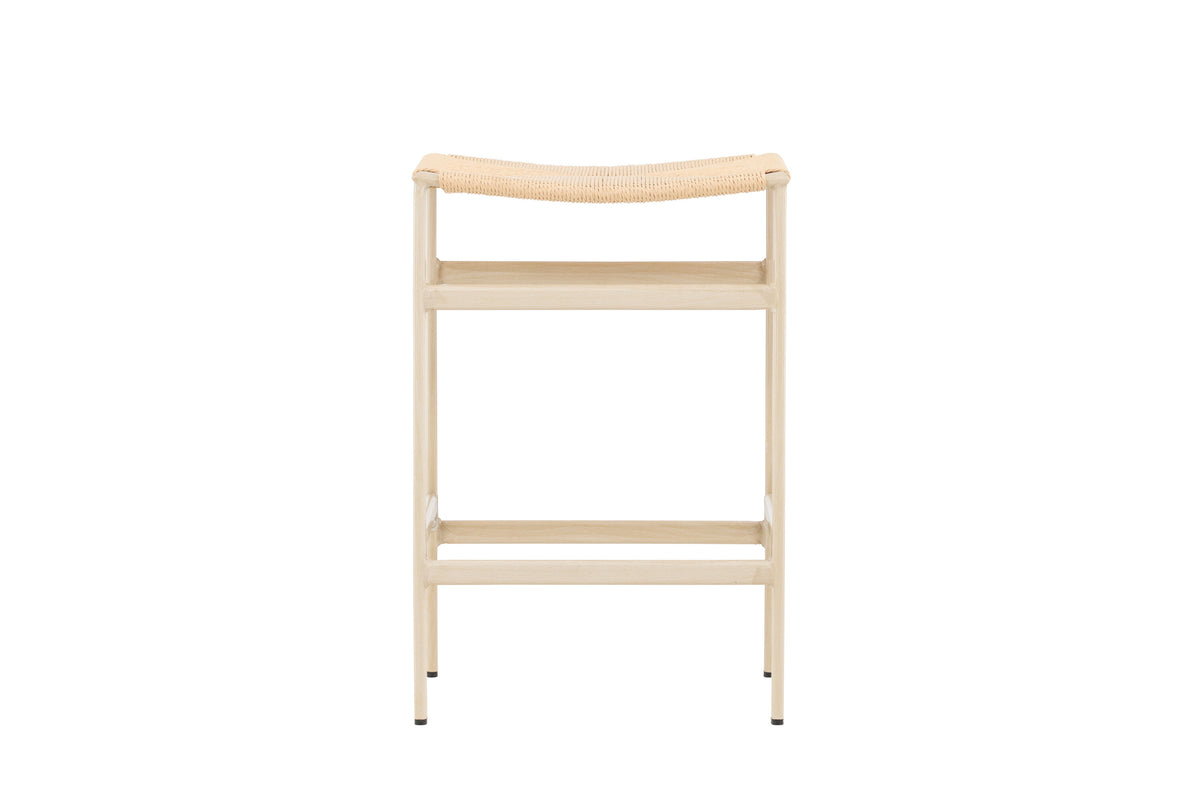 2er-Set Barhocker Polly aus Rattan - Beige - Venture Home - le canapé