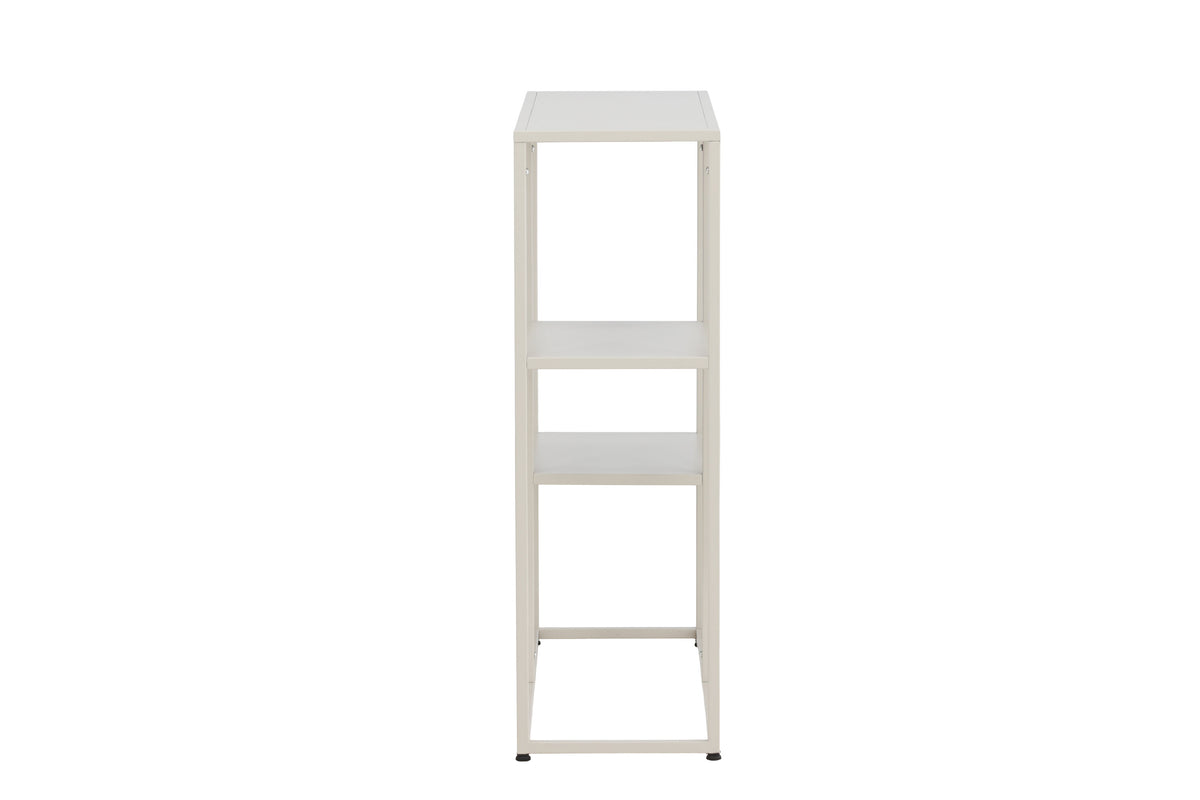 Standregal Staal 80cm aus Metall mit 2 Ablagen - Beige - Venture Home - le canapé