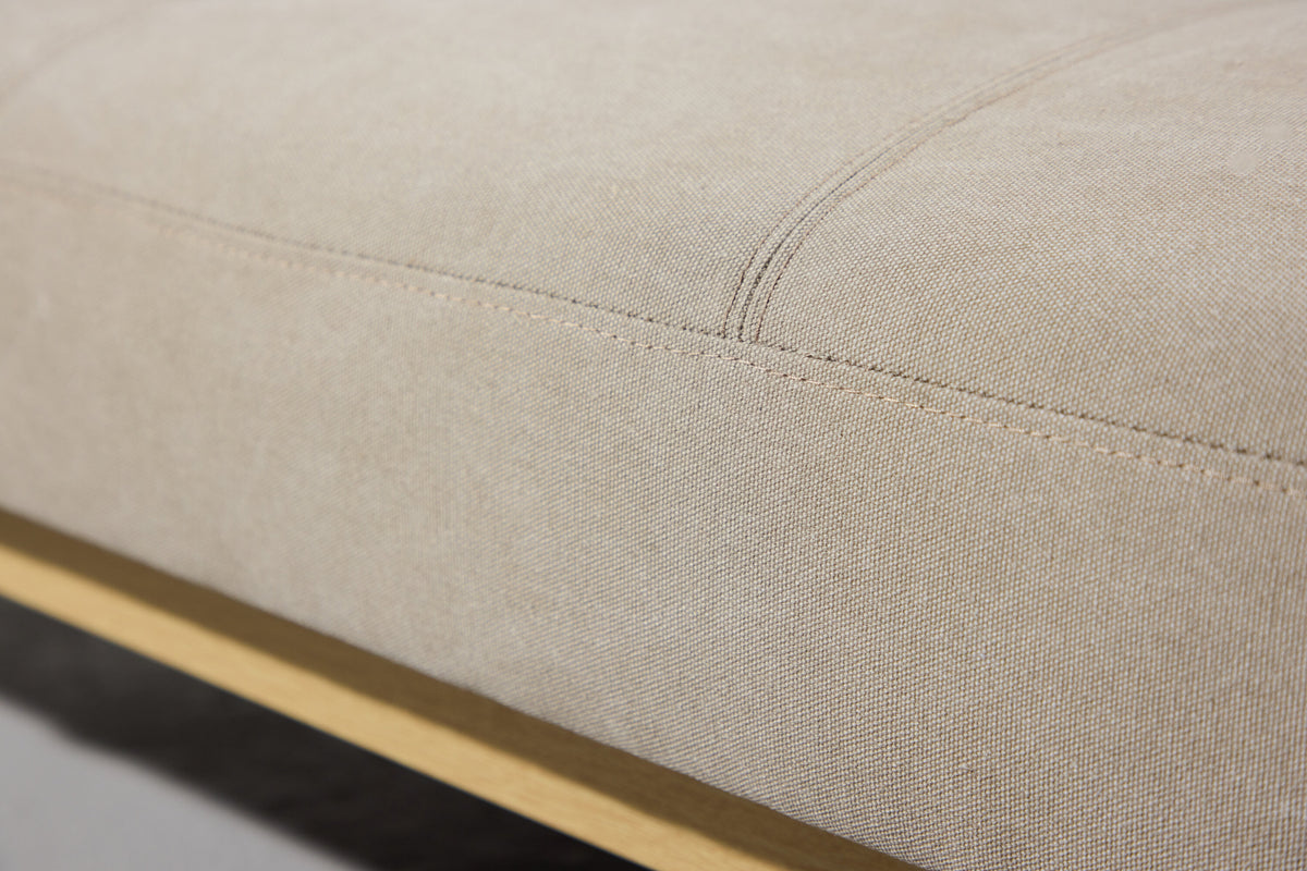 Schlafsofa Bodil ausklappbar - Beige - Venture Home - le canapé