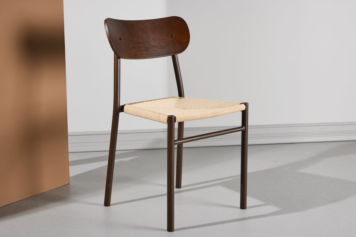 2er-Set Esszimmerstühle Polly aus Metall - Mokka - Venture Home - le canapé