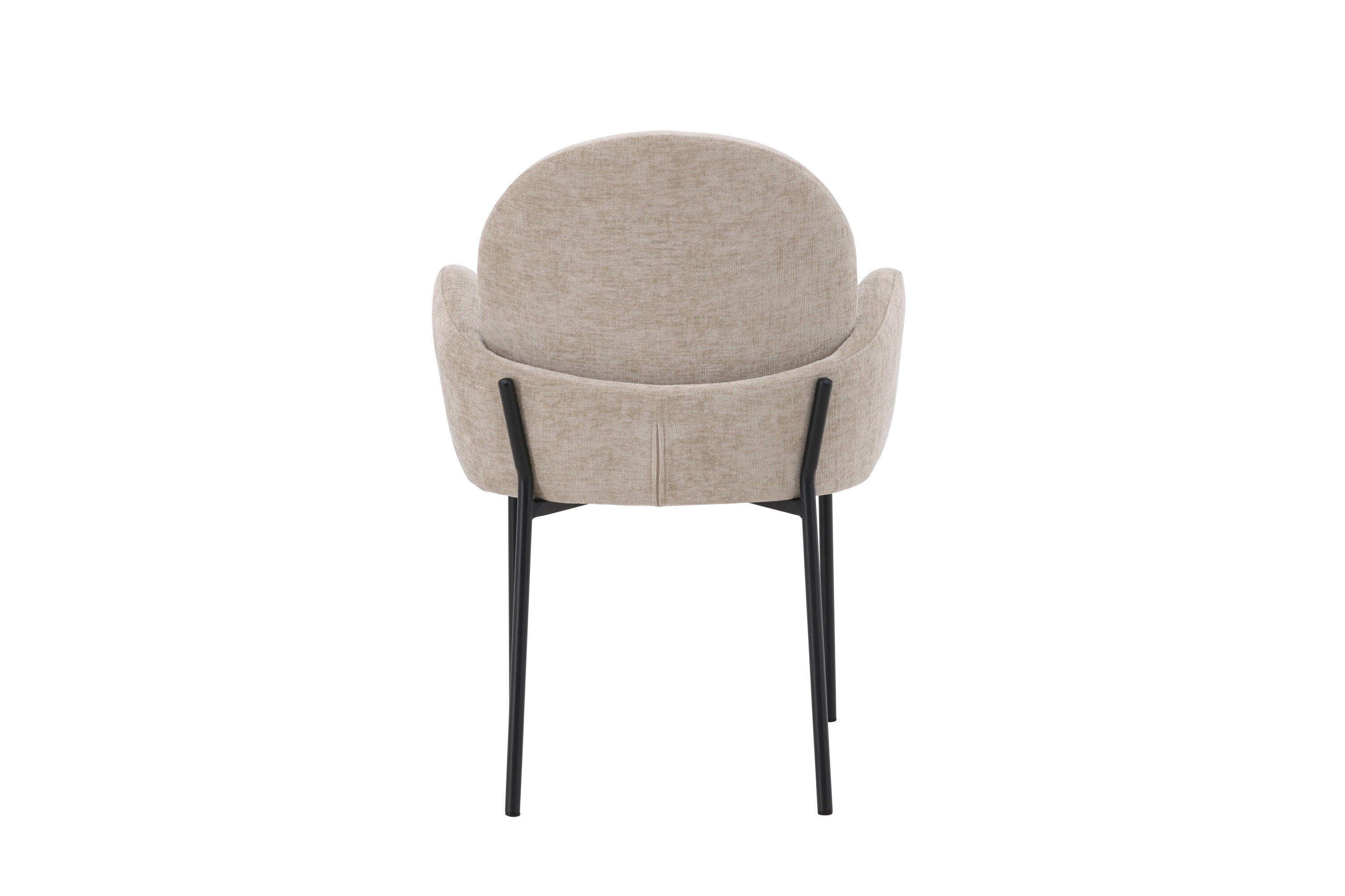 2er-Set Esszimmerstühle Blom mit Armlehnen - Beige - Venture Home - le canapé
