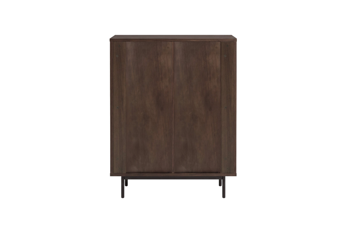 Mehrzweckschrank Björkön 101cm mit 2 Einlegeböden - Mokka - Venture Home - le canapé