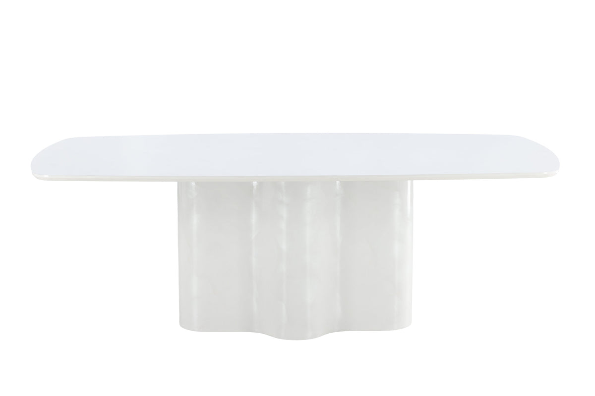 Esstisch Väddö 220cm - Weiß - Venture Home - le canapé