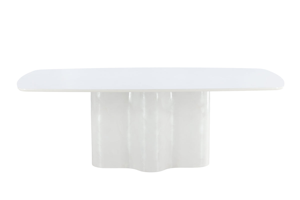 Esstisch Väddö 220cm - Weiß - Venture Home - le canapé