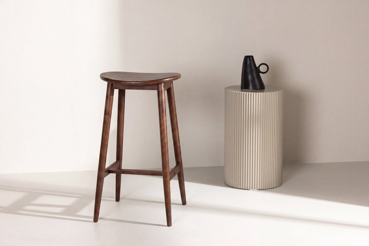 Barhocker Orust aus Massivholz - Mokka - Venture Home - le canapé