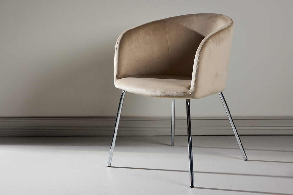 Esszimmerstuhl Berit - Beige - Venture Home - le canapé