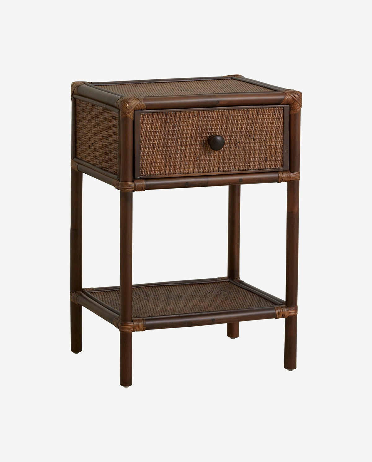 Beistelltisch Hayes 45cm aus Rattan - Braun - Nordal A/S - le canapé