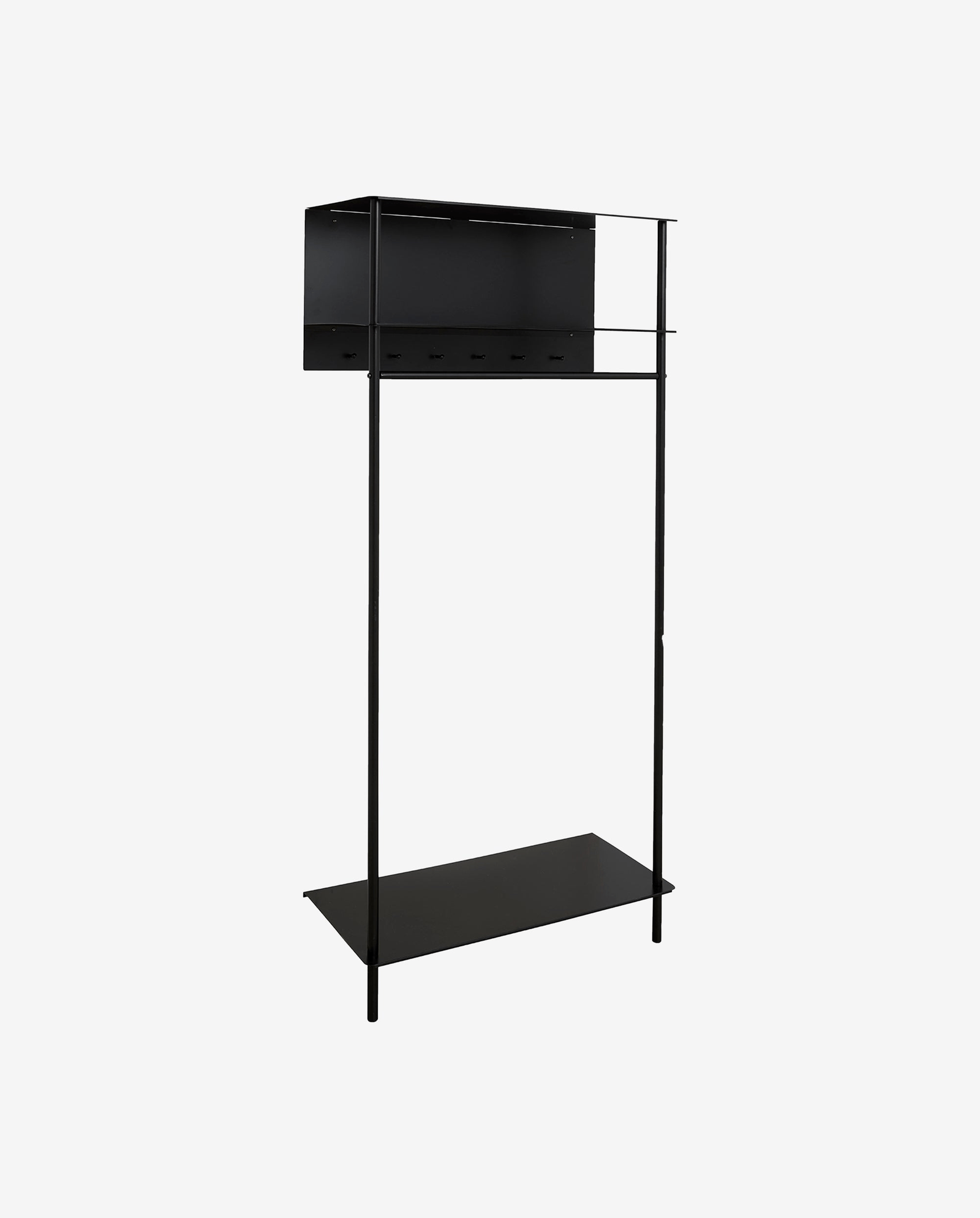 Garderobe Setun 88cm aus Metall - Schwarz - Nordal A/S - le canapé