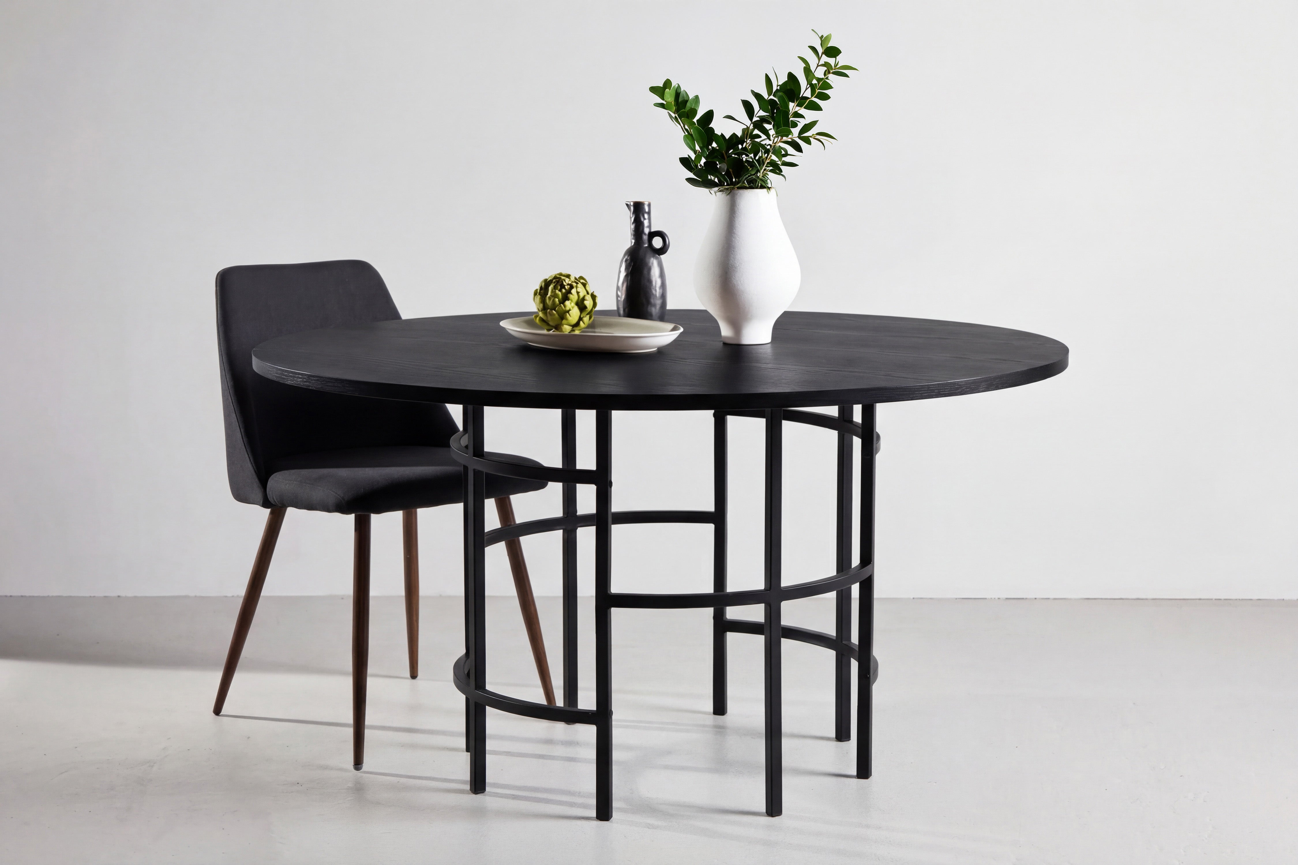 Esstisch Kopenhagen Ø140cm - Schwarz - Venture Home - le canapé