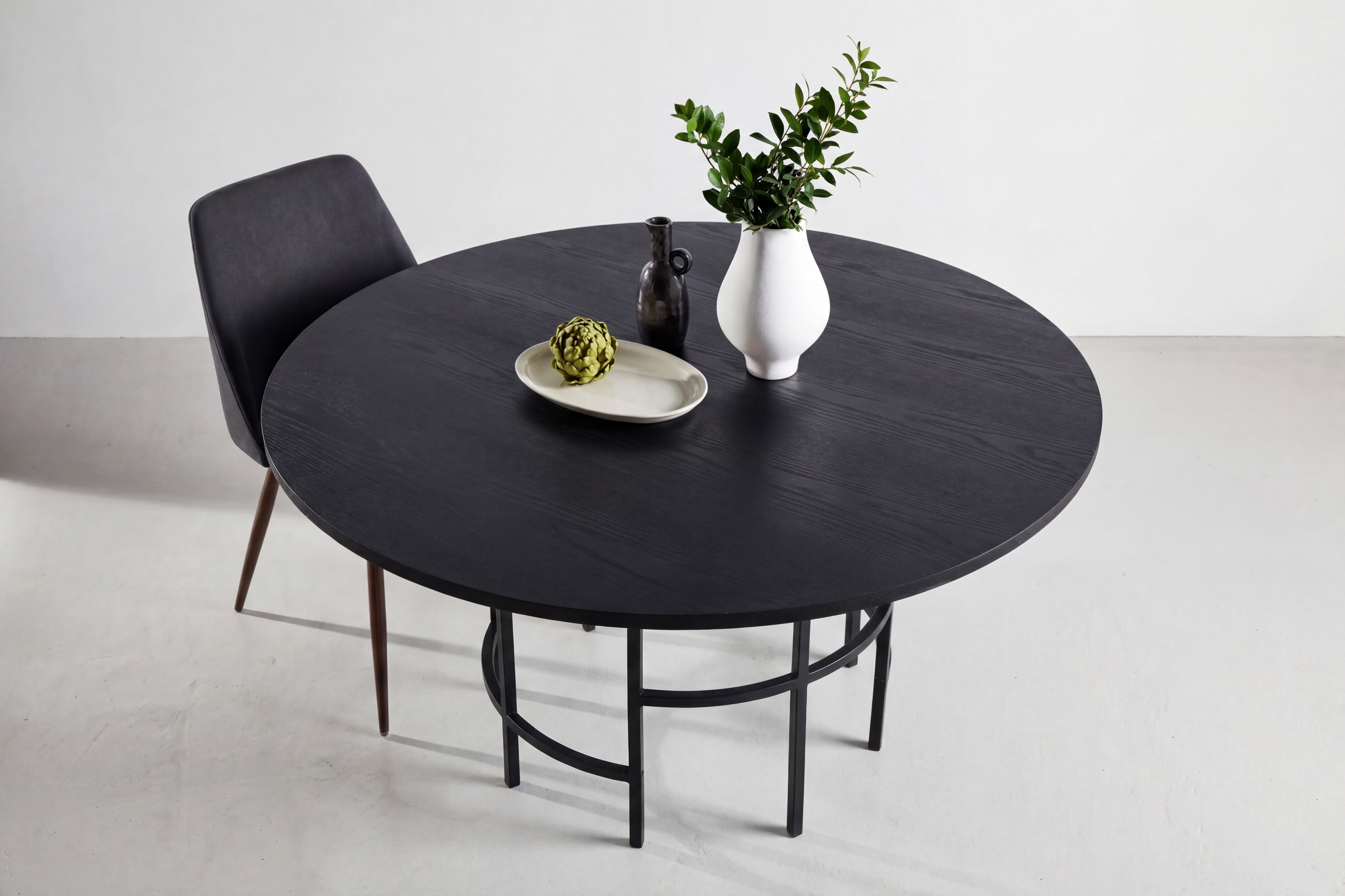 Esstisch Kopenhagen Ø140cm - Schwarz - Venture Home - le canapé