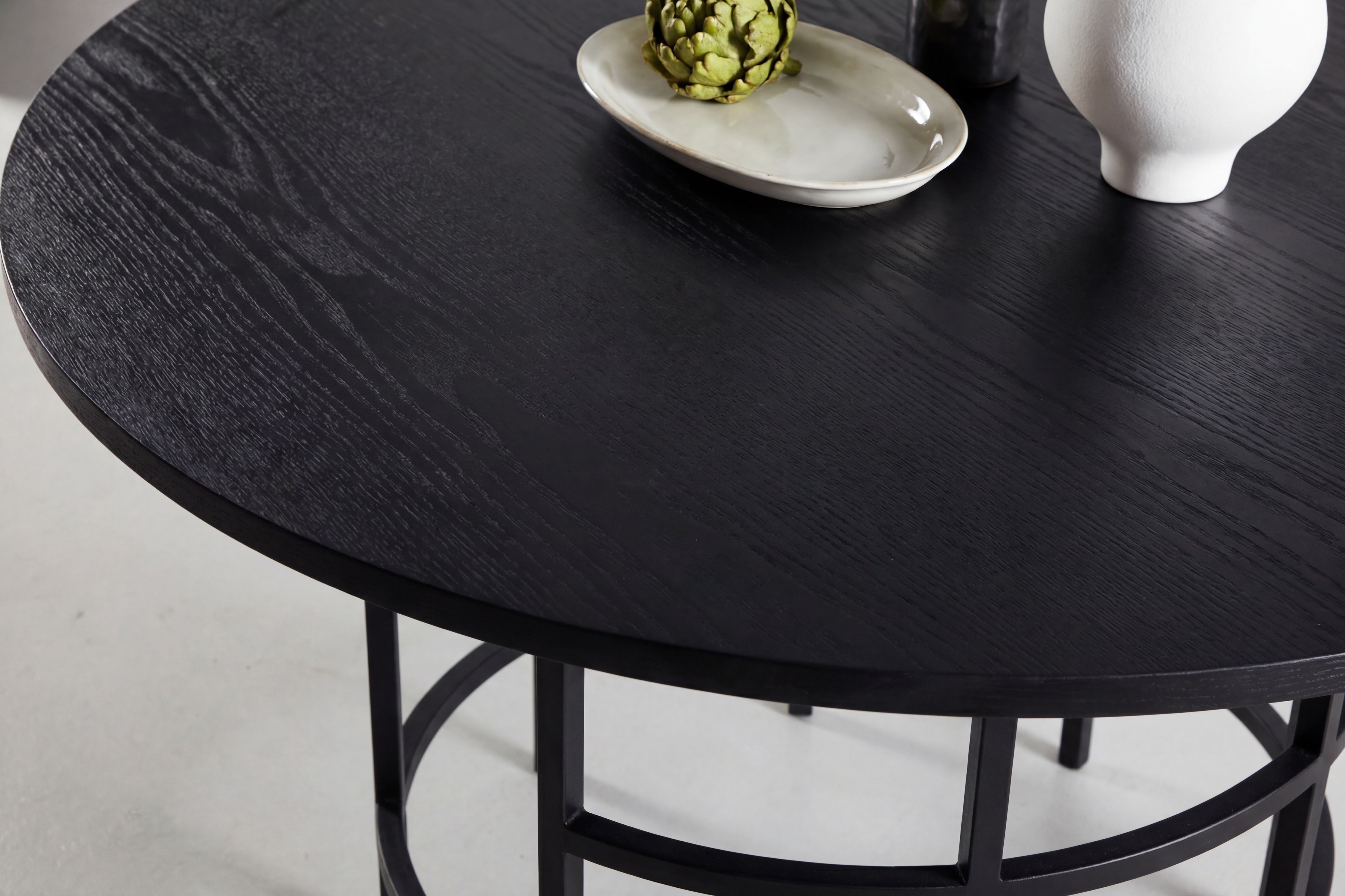 Esstisch Kopenhagen Ø140cm - Schwarz - Venture Home - le canapé