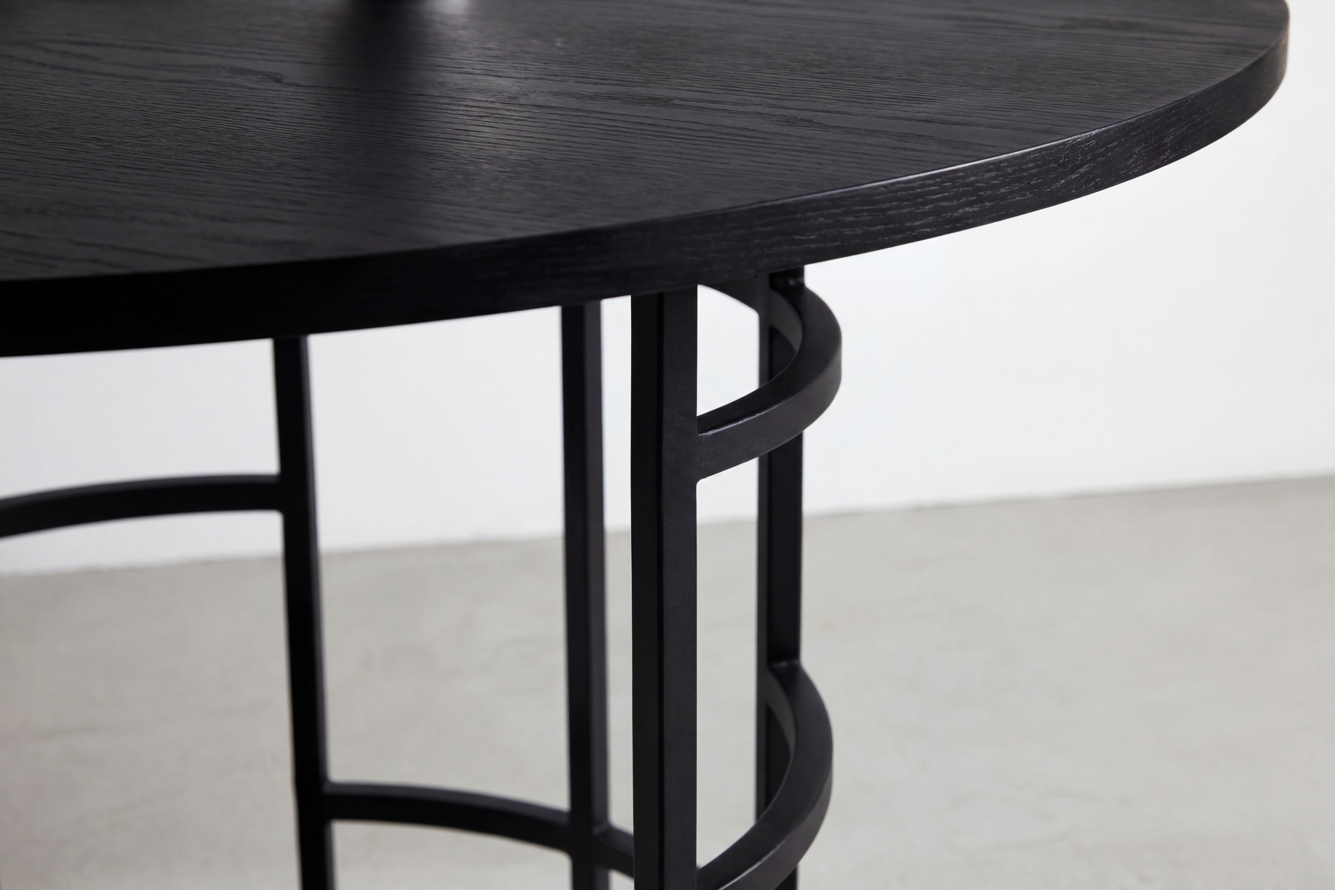 Esstisch Kopenhagen Ø140cm - Schwarz - Venture Home - le canapé