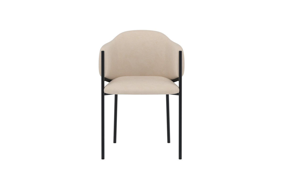 2er-Set Esszimmerstühle Evelina - Beige - Venture Home - le canapé