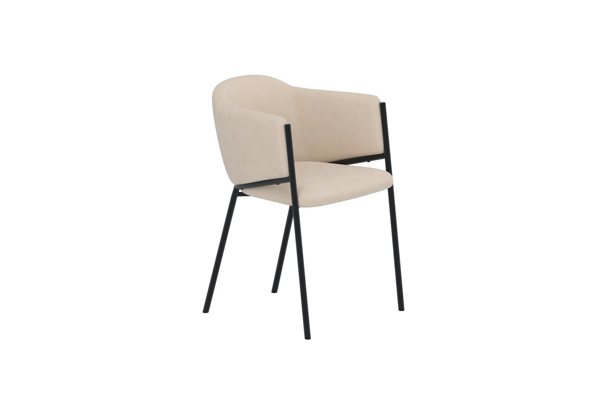 2er-Set Esszimmerstühle Evelina - Beige - Venture Home - le canapé