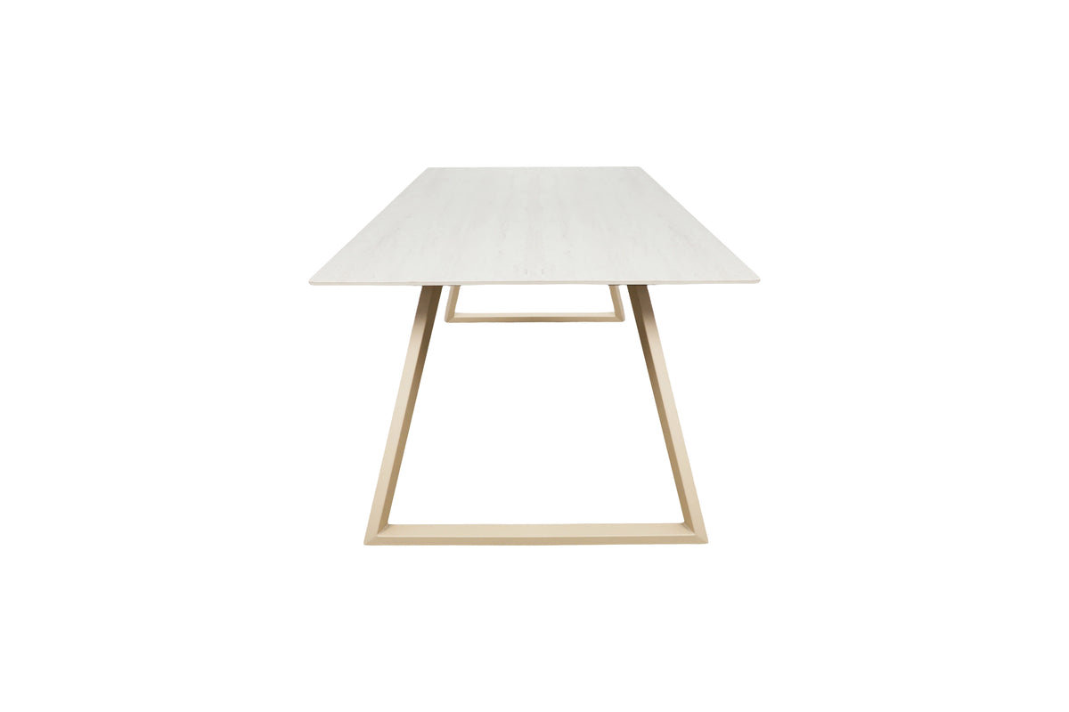 Esstisch Estelle 200cm aus Stein - Beige - Venture Home - le canapé