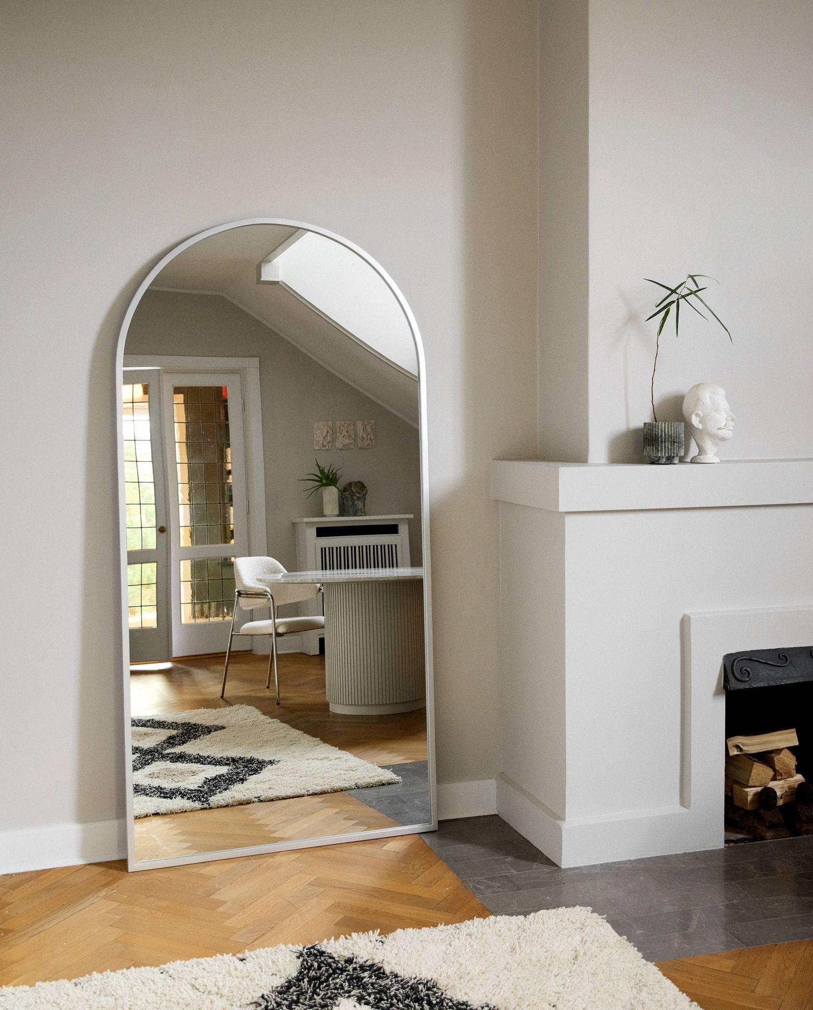 Ganzkörperspiegel Falco 200cm - Chrom