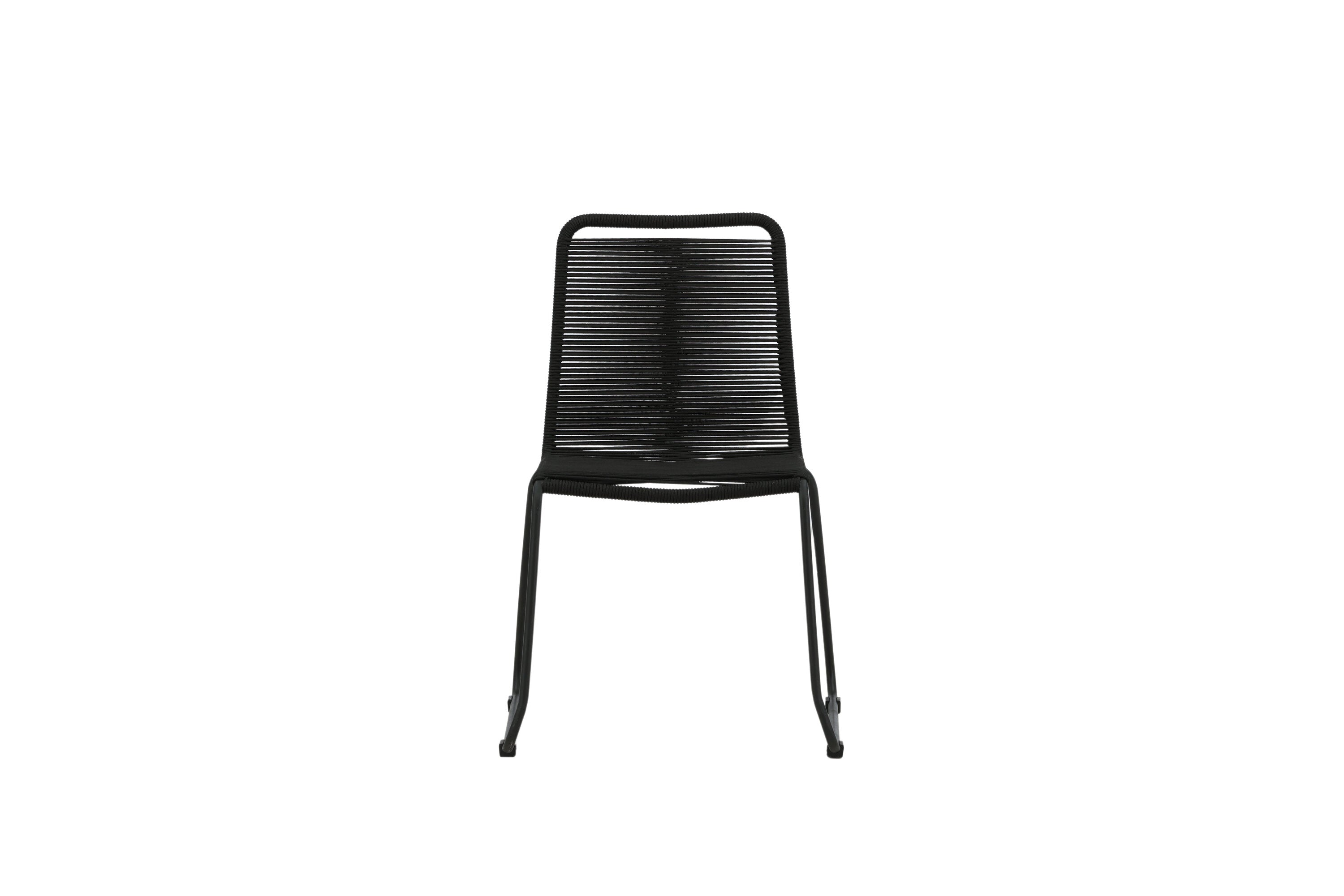 2er-Set Gartenstühle Lindos - Schwarz - Venture Home - le canapé