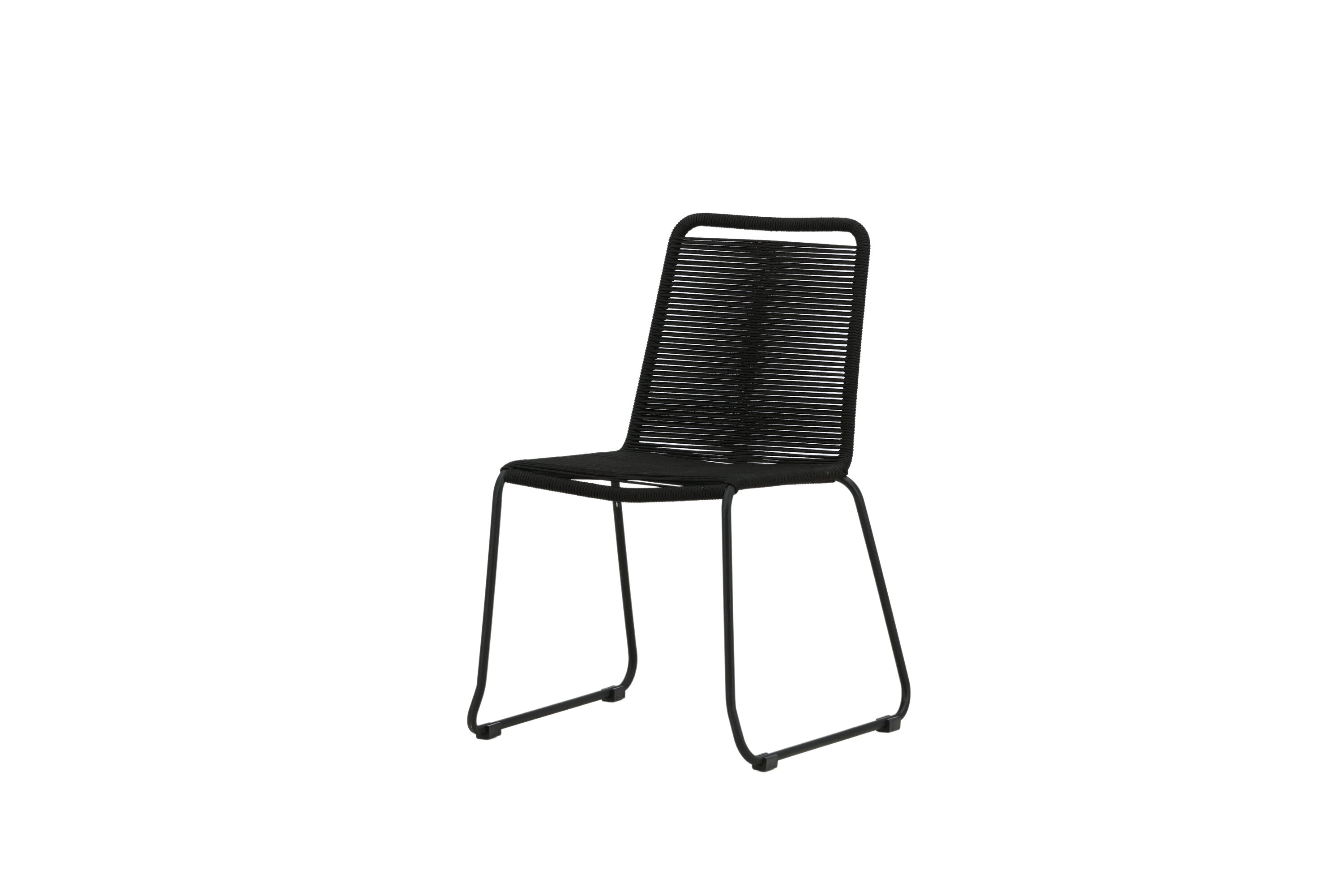 2er-Set Gartenstühle Lindos - Schwarz - Venture Home - le canapé