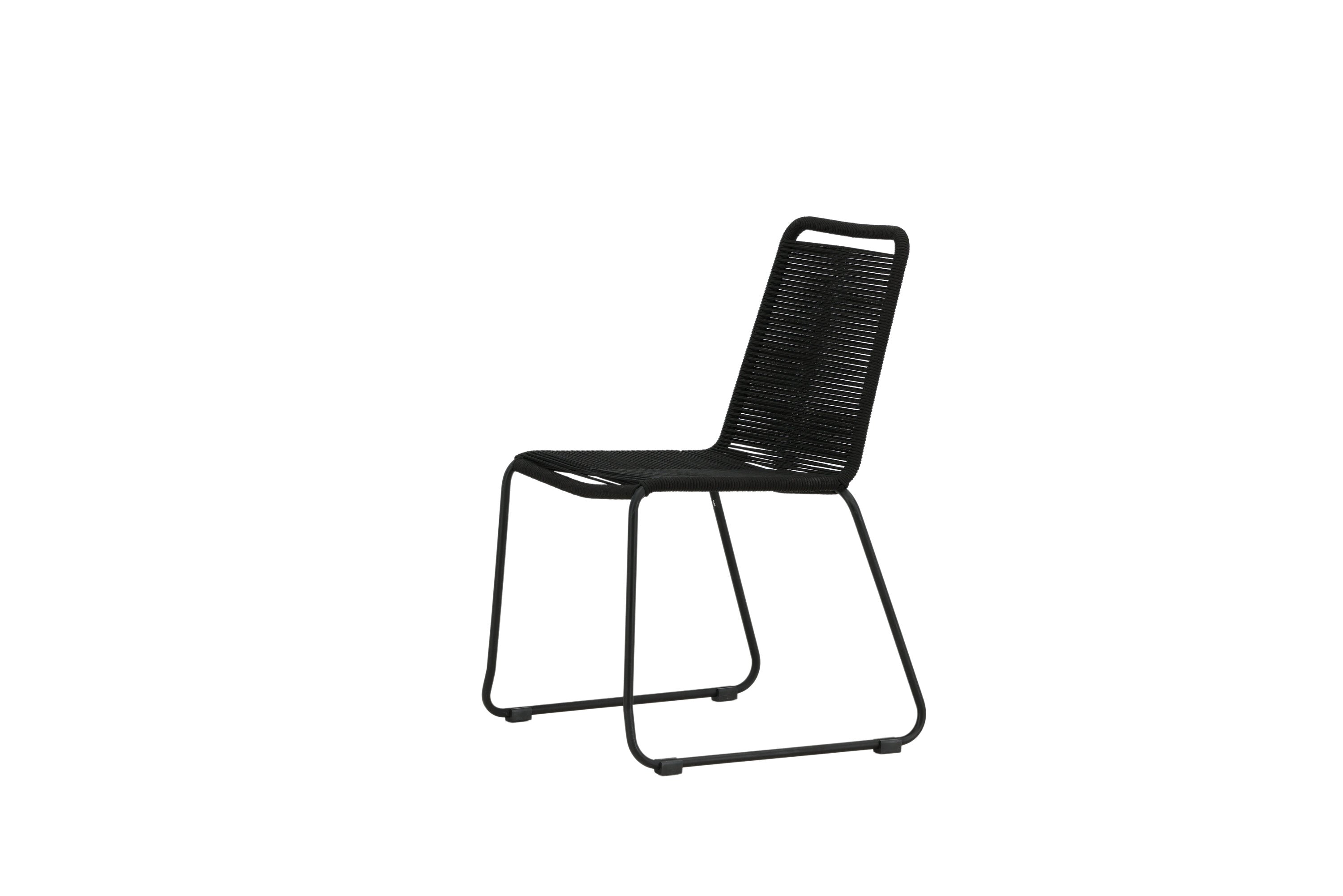 2er-Set Gartenstühle Lindos - Schwarz - Venture Home - le canapé