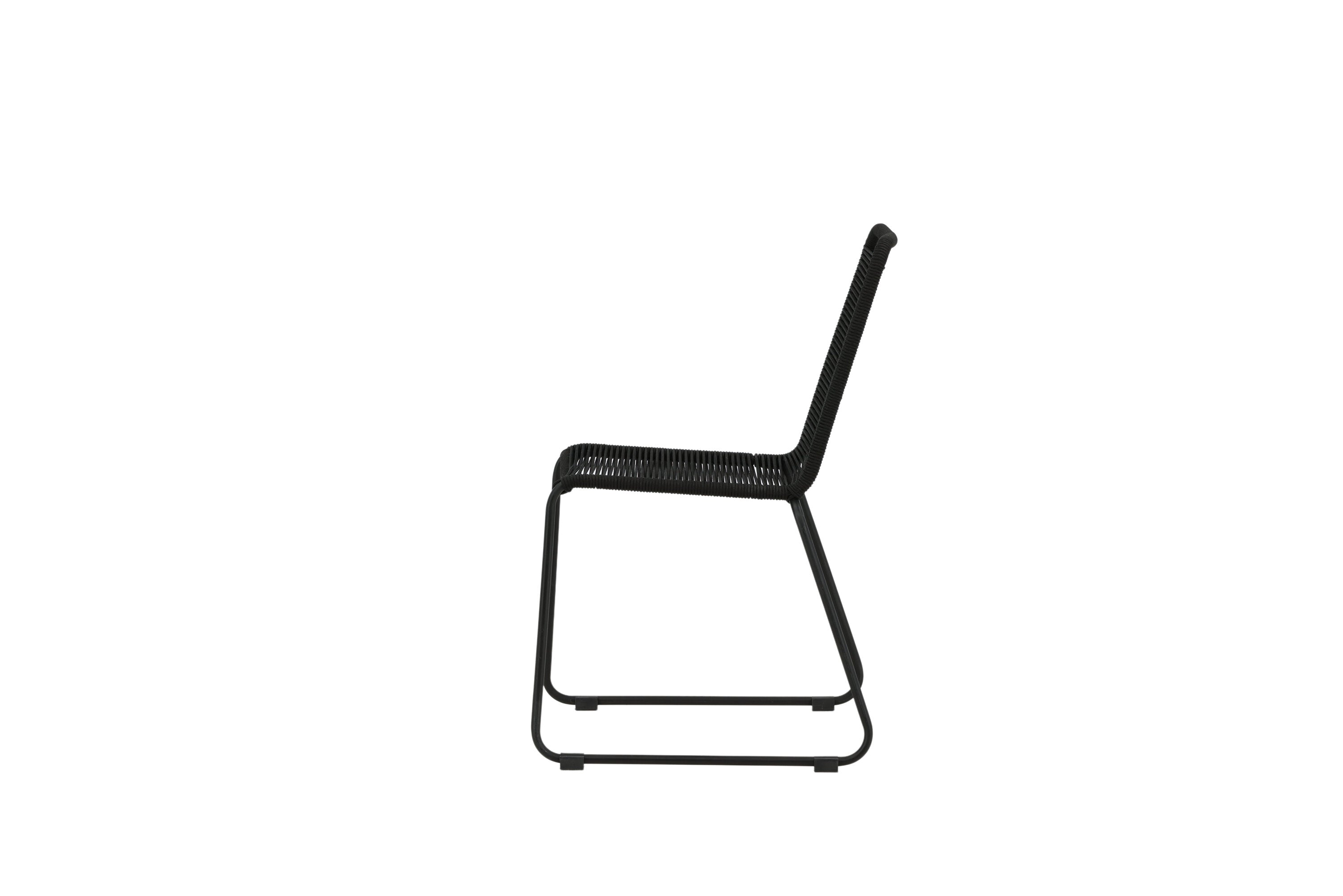 2er-Set Gartenstühle Lindos - Schwarz - Venture Home - le canapé