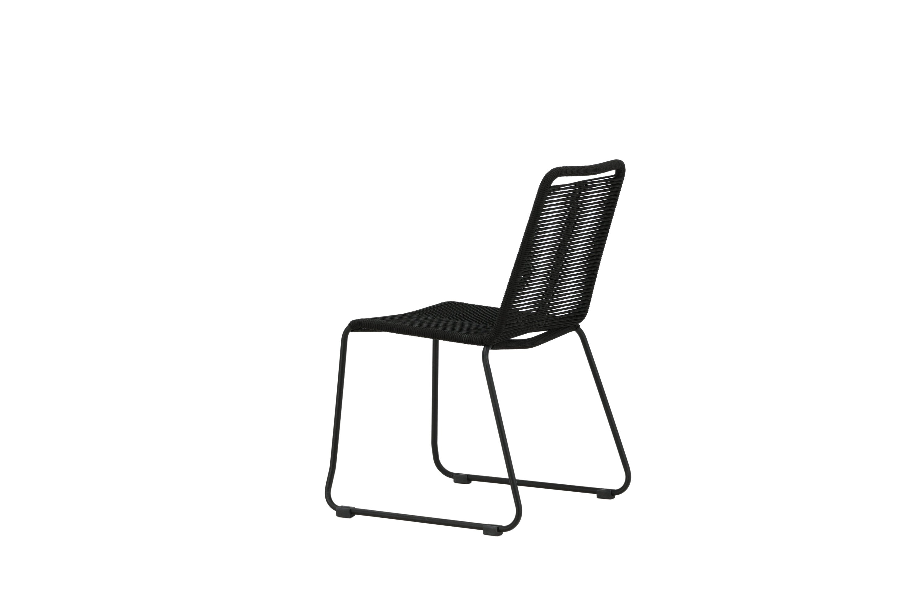 2er-Set Gartenstühle Lindos - Schwarz - Venture Home - le canapé