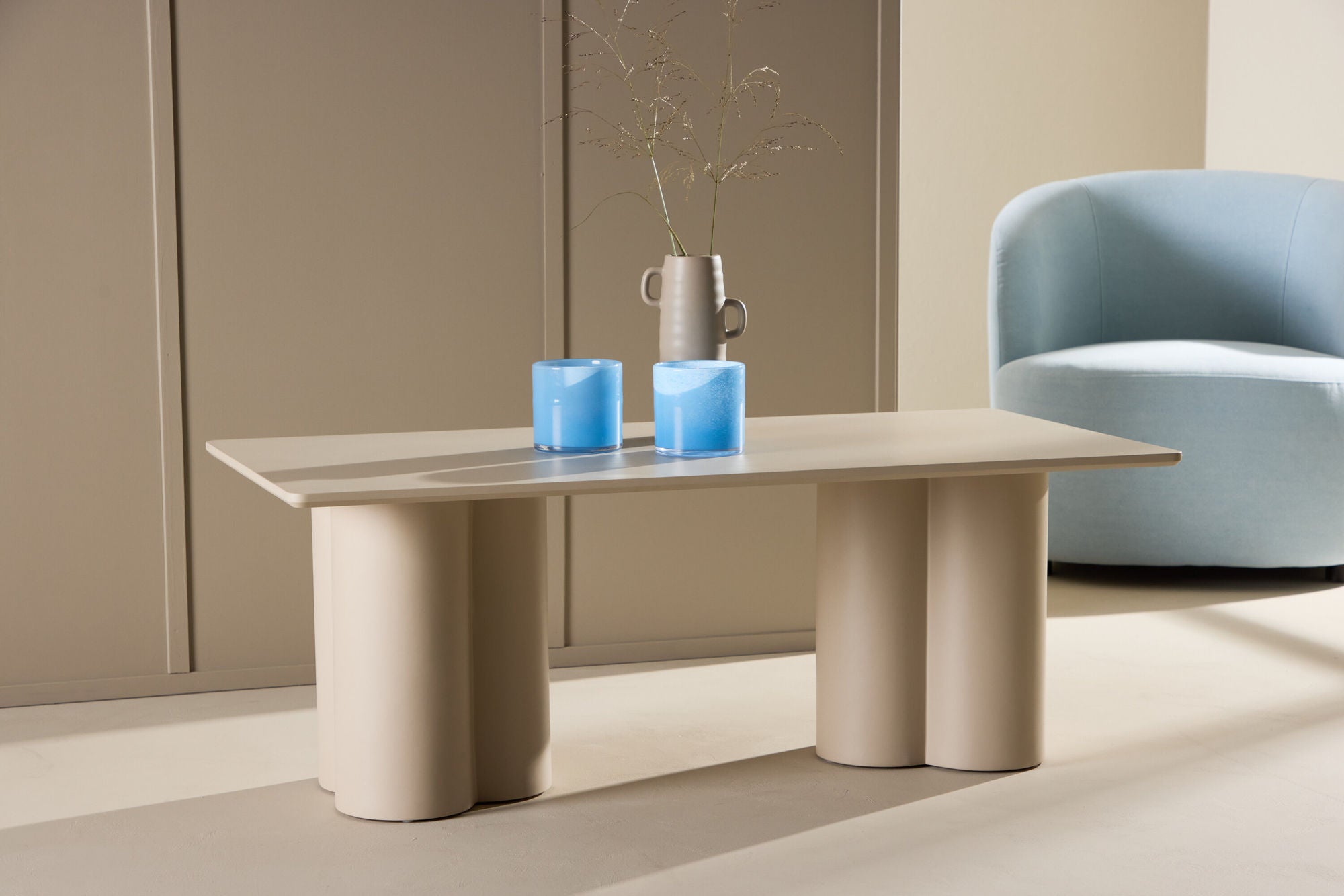 Couchtisch Olivia 60x120 cm - Beige-Couchtisch-le canapé